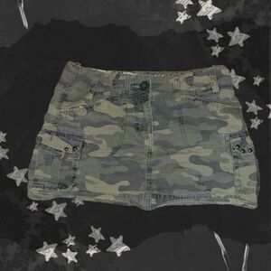 Camo Mini Skirt